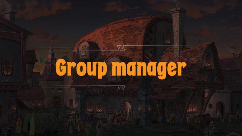 Update log - August 2026 “Group manager”