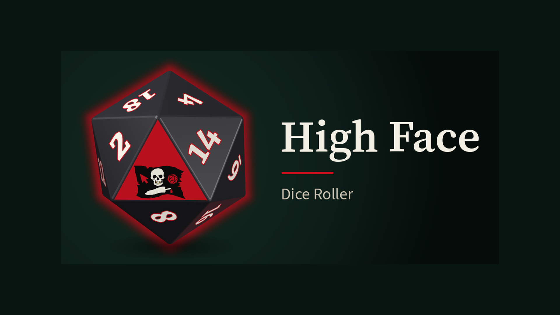 High Face Dice Roller