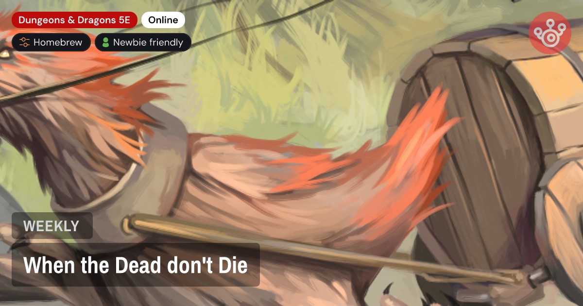 When the Dead don't Die