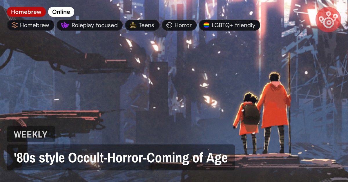'80s style Occult-Horror-Coming of Age