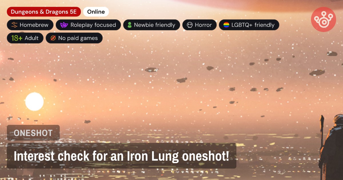 Interest check for an Iron Lung oneshot!