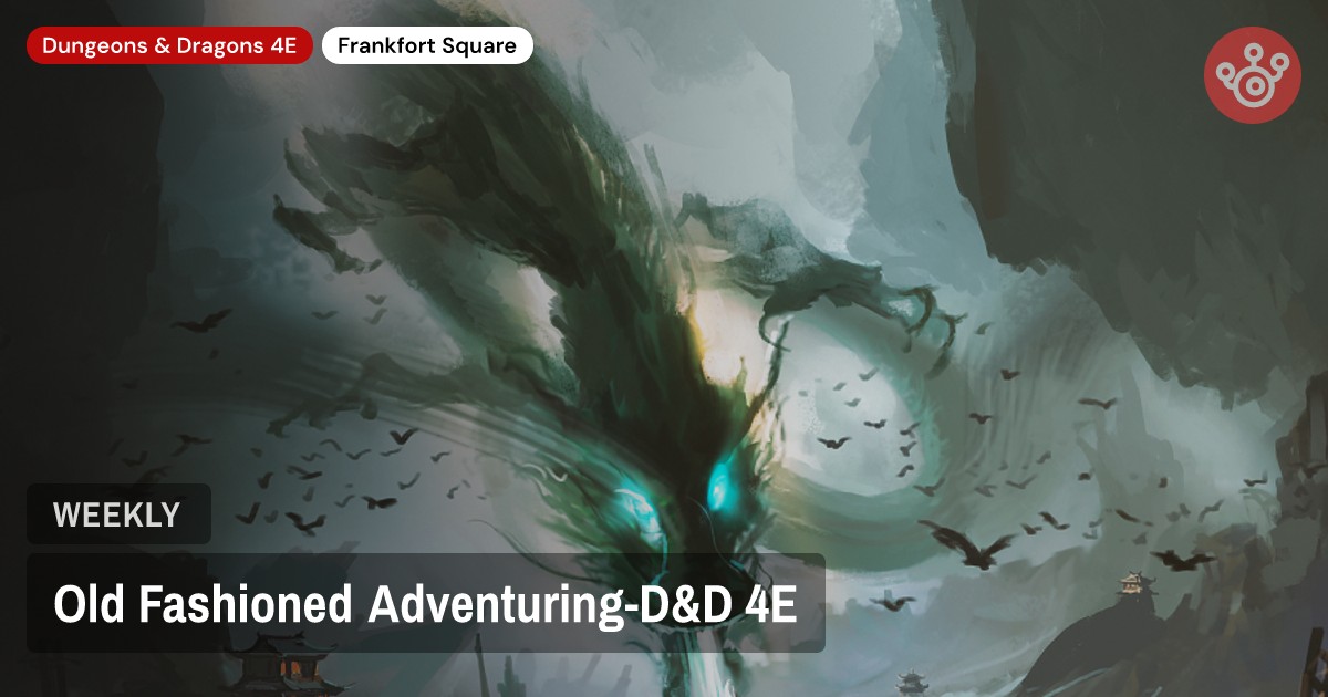 Old Fashioned Adventuring-D&D 4E
