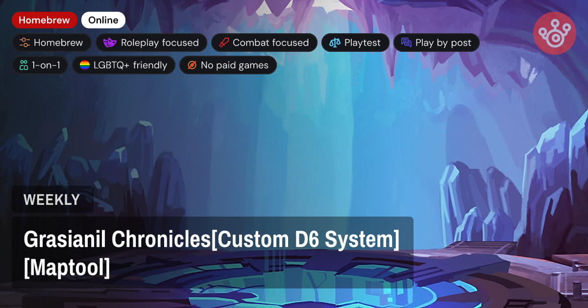 Grasianil Chronicles[Custom D6 System][Maptool]