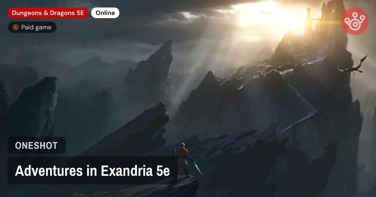 Adventures in Exandria 5e