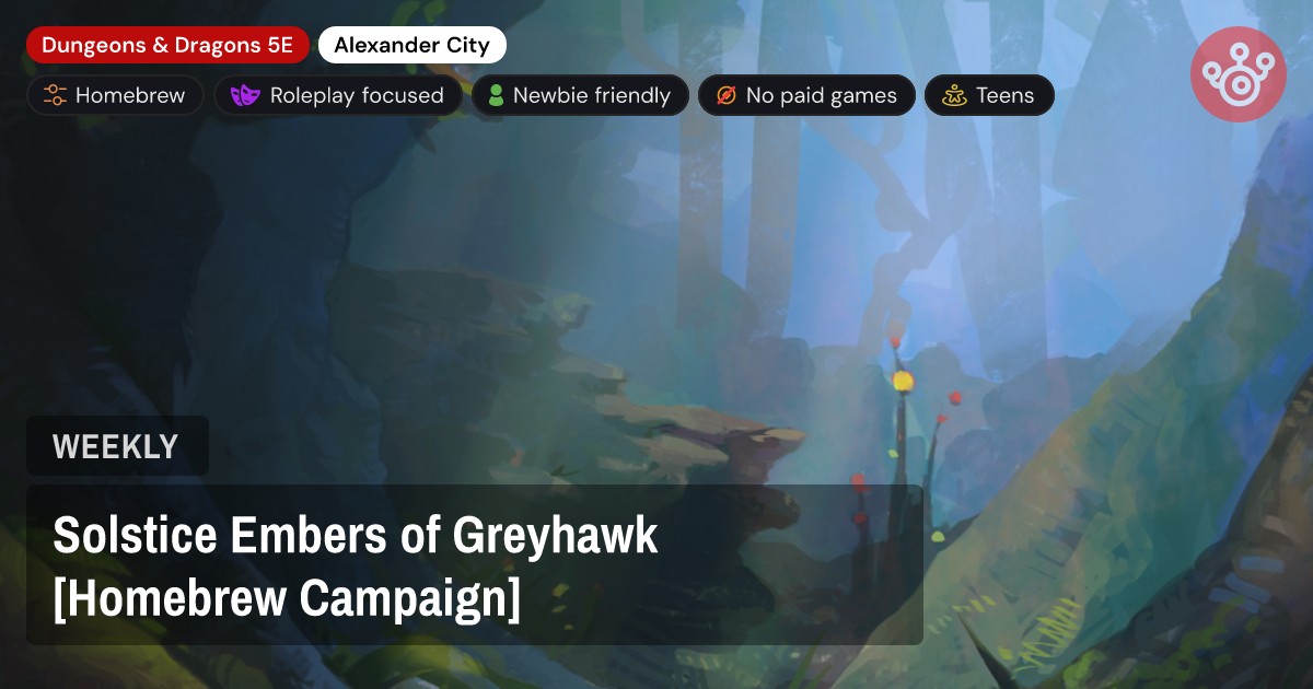 Solstice Embers of Greyhawk [Homebrew Campaign]