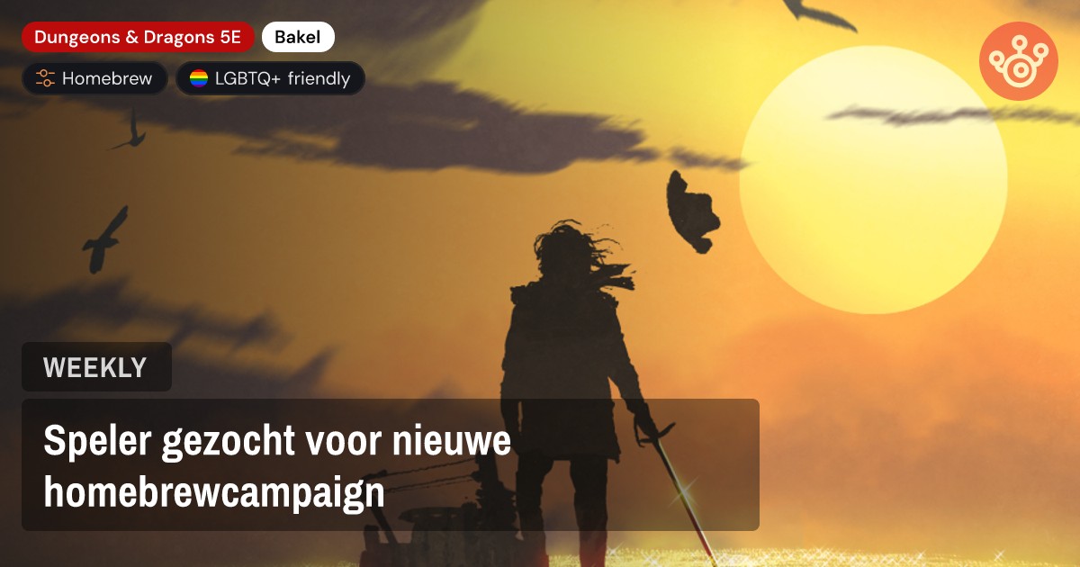Speler gezocht voor nieuwe homebrewcampaign