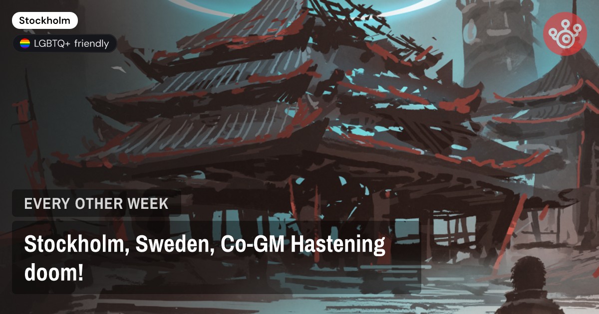 Stockholm, Sweden, Co-GM Hastening doom!