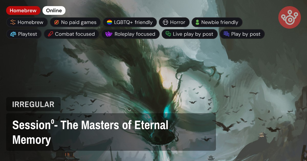 Session⁰- The Masters of Eternal Memory