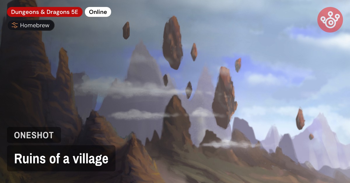 Ruins of a village
