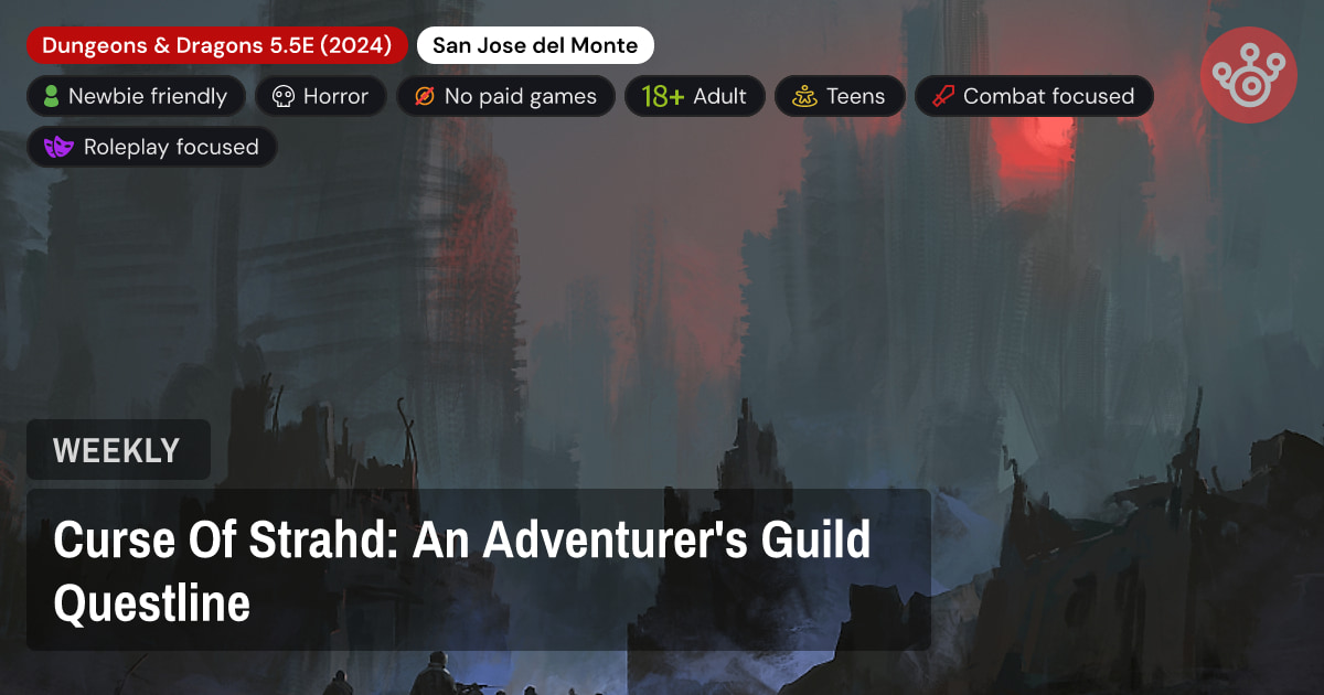 Curse Of Strahd: An Adventurer's Guild Questline