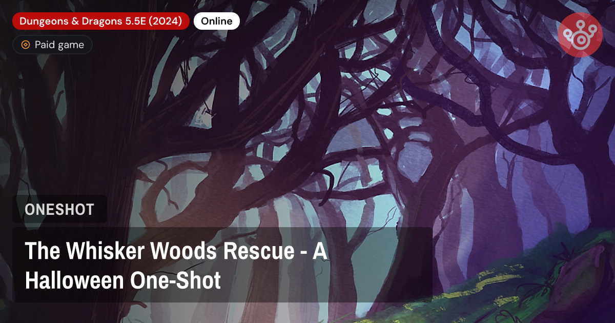 The Whisker Woods Rescue - A Halloween One-Shot