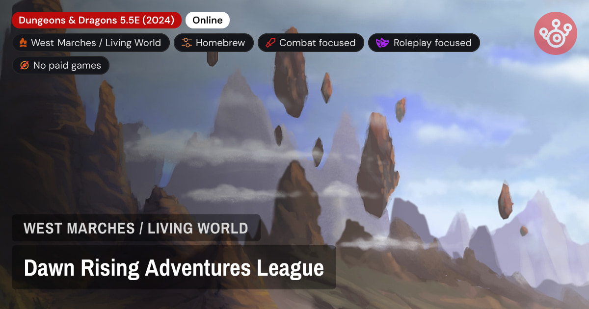 Dawn Rising Adventures League
