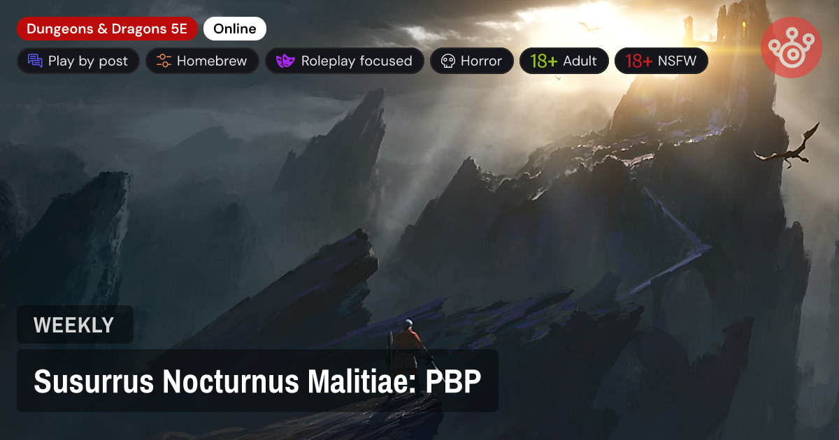 Susurrus Nocturnus Malitiae: PBP