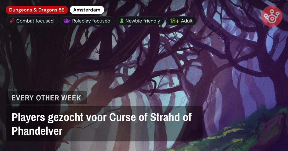 Players gezocht voor Curse of Strahd of Phandelver