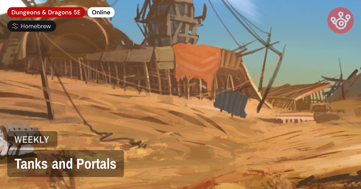 Tanks and Portals