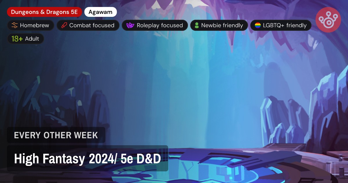 High Fantasy 2024/ 5e D&D